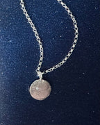 Bright Moon Paperclip Necklace