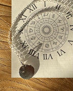 Bright Moon Paperclip Necklace