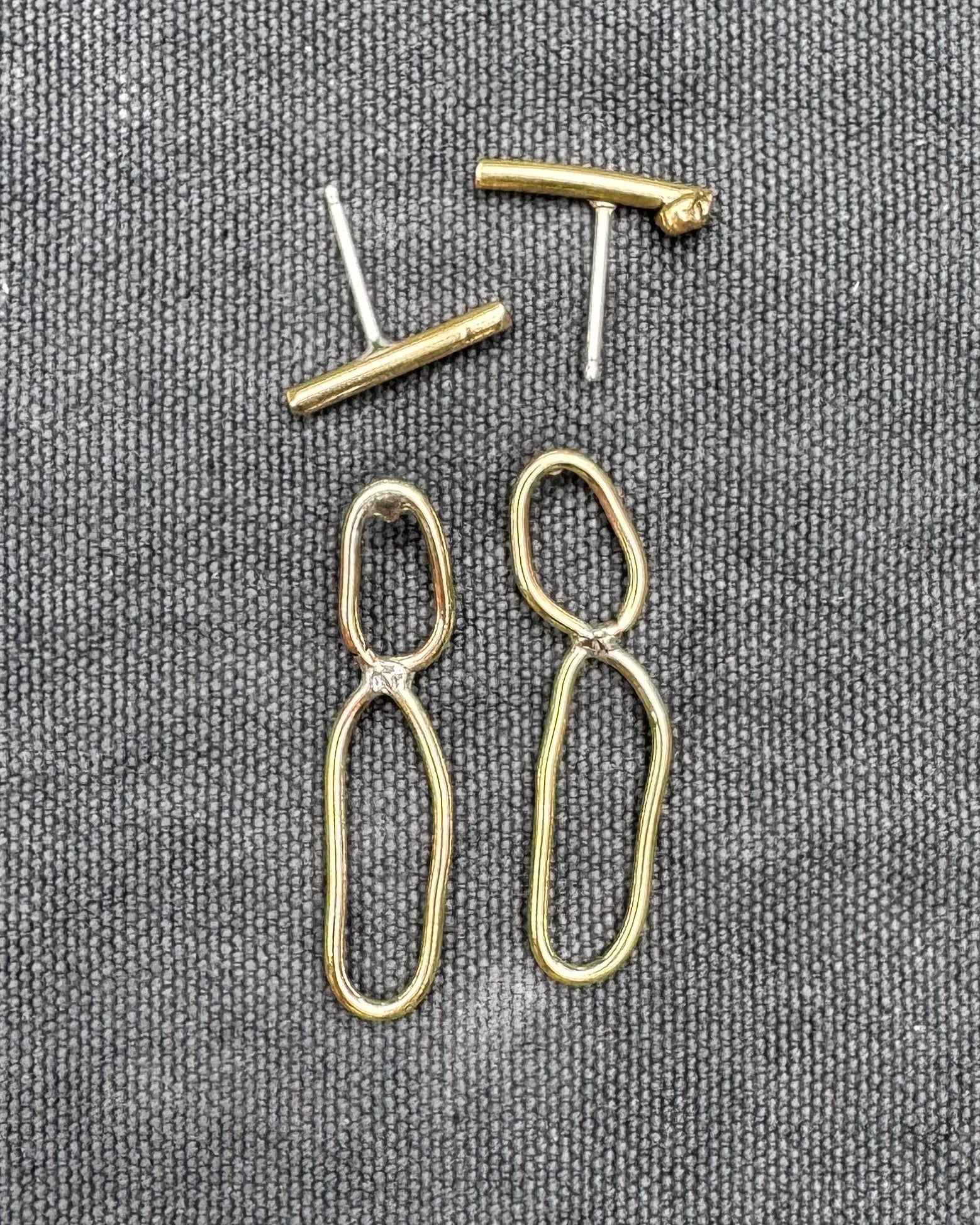 Bubble and Bar Earrings