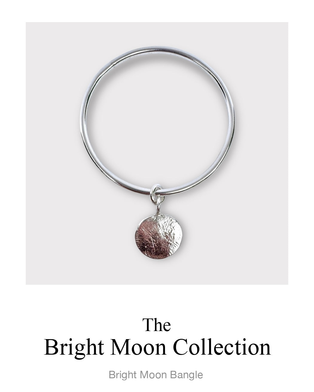 Ｈi-CORAZON FULL Moon Bangle Bright Moon Bangle — Signature Handmade Sterling Silver | Amanda