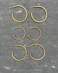 Organic Hoop Earrings