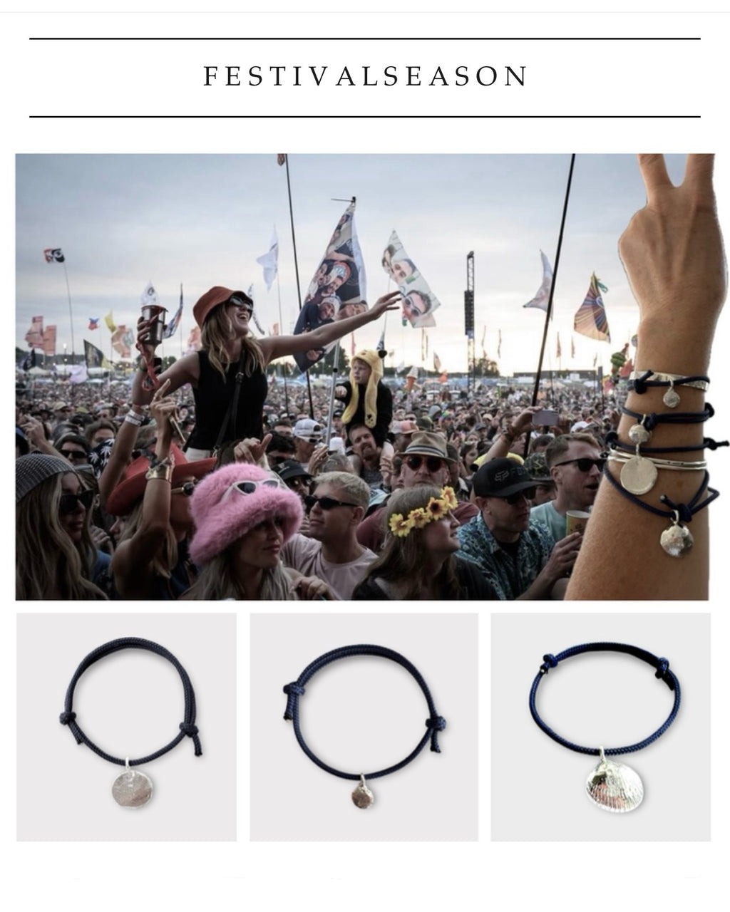 Mini Moon Friendship Bracelet
