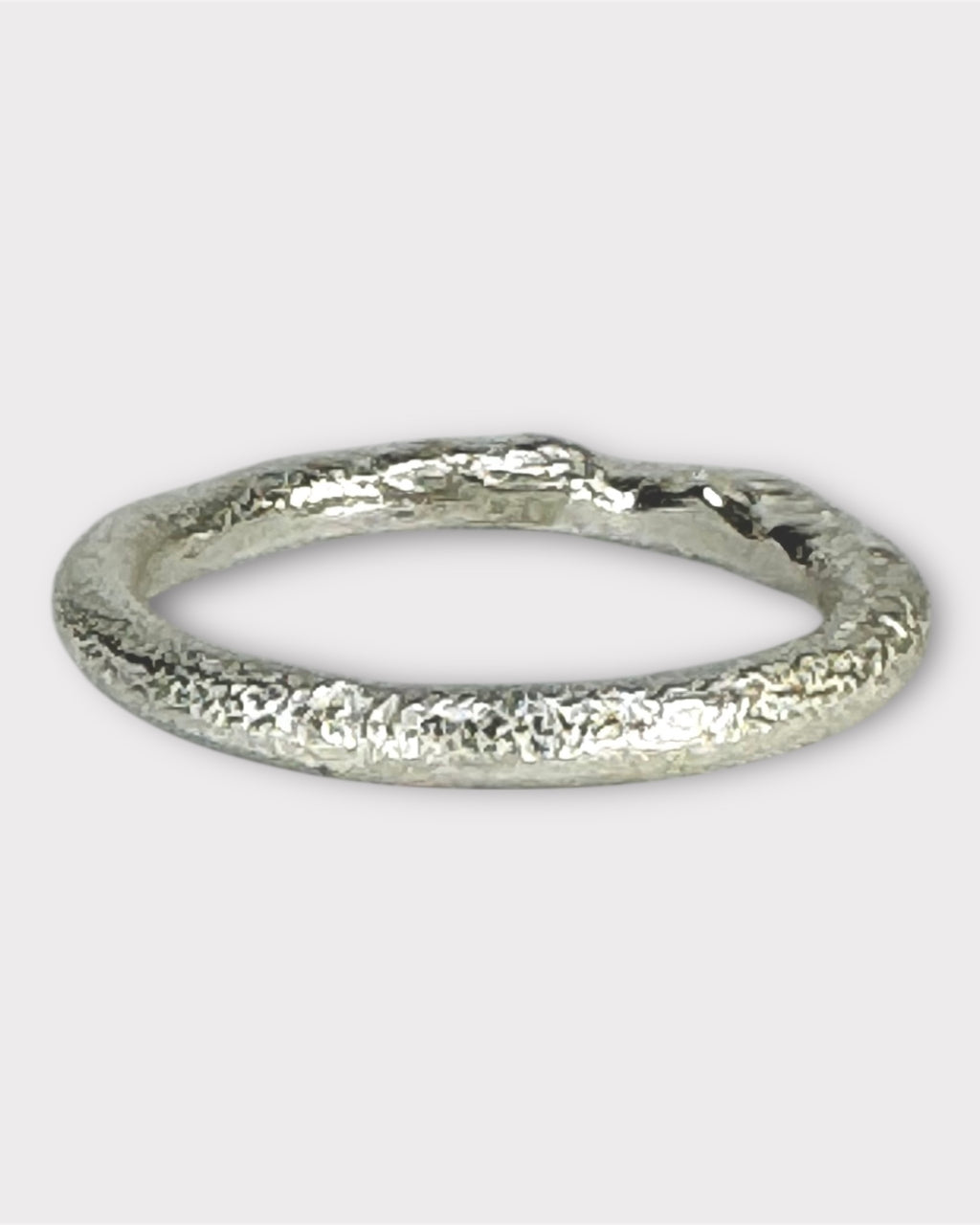 Signature Silver Stacking Ring
