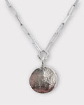 Bright Moon Paperclip Necklace